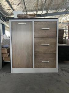 Mueble de mesa de cocina moderno, armario de cocina de aluminio de acero para el hogar, diseño a precio de fábrica - Product Image 2