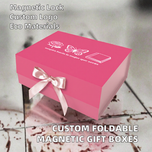 Boîtes rigides personnalisées imprimées avec couvercle magnétique, emballages en carton, boîtes cadeaux avec logo, doublure en éponge, matériaux recyclés - Product Image 2