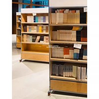 Présentoir d'échantillons en profilé aluminium, Présentoir en panneau marin, Stand d'exposition pour le stockage, Vitrine
