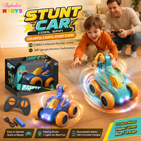 Voitures télécommandées Belinda 4Ch Rc Stunt Cars 27Mhz avec lumière, voiture télécommandée haute vitesse avec musique, cadeaux pour enfants
