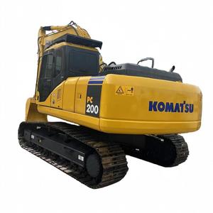 รถขุดตีนตะขาบขนาดกลาง Komatsu PC200 มือสองจากญี่ปุ่นแท้ น้ำหนัก 20 ตัน รถขุดไฮดรอลิก Komatsu PC200 สำหรับงานก่อสร้าง - Product Image 1