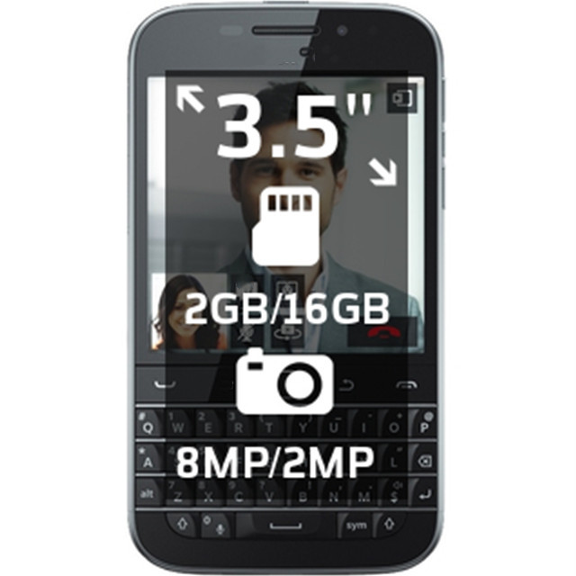 Free Shipping for BB Q20 Classic BLACK GSM Original Cheap Bar QWERTY Touchscreen Mobile Cell Phone Smartphone Cellphone by Post