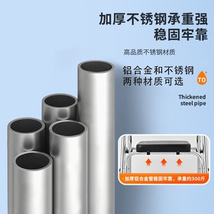 Déambulateur en alliage d'aluminium Hua Ensheng avec siège et roues pour l'aide à la mobilité des personnes âgées - Product Image 5