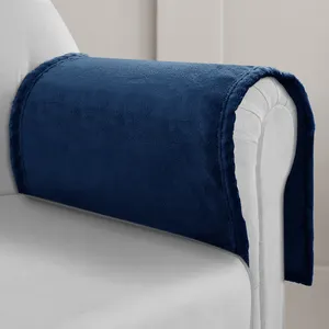 Housse de protection pour accoudoir en velours, amovible, pour fauteuil inclinable, pour la salle de séjour, canapé, causeuse, protection pour les animaux de compagnie