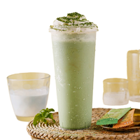 Bubuk Matcha teh susu instan ekonomis tas kemasan baru bubuk teh gelembung Taro untuk bisnis