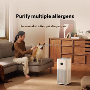 Purificateur d'air WIFI intelligent avec détection de la poussière PM10, élimination du formaldéhyde, stérilisation des odeurs de fumée et d'animaux domestiques, et contrôle par application - Product Image 3