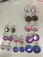 Mini-plaque d'identification pour chien avec code QR dynamique personnalisé, RFID, contrôle d'accès, NFC, anti-perte, étanche, puce NTAG213, mémoire 0-888 octets