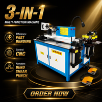 Machine de traitement de barres omnibus série ZTMX, machine CNC de pliage, de cintrage et de découpe de barres omnibus en cuivre, directement de l'usine.