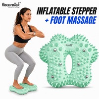 Set de Equipos de Gimnasio para el Hogar, Stepper Inflable para Entrenamiento Cardiovascular, Equipo de Ejercicio para la Parte Inferior del Cuerpo, Económico