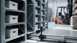 <b>Industrial</b> 5-Layer Steel Q235 Mezzanine <b>Shelf</b> System Heavy-Duty Durable Corrosion Protected Powder Coated Freestanding Racks - Product Image 4