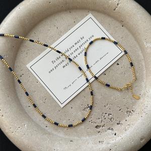 Collar de Plata S925, Dulce, Pequeño, Redondo, de Doble Cara, con Diseño Coreano Único, Collar de Moda con Cuentas para Mujer - Product Image 5