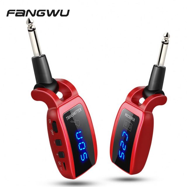 Uhf Wireless Guitar Transmitter and Receiver for Music Performance