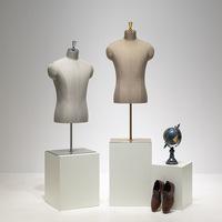 Mannequin gonflable unisexe pour le haut du corps en mousse PE avec torse en silicone pour l'affichage de vêtements
