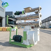 LUODATE Nouvelle machine à granulés pour volailles 4-12T/H, machine à granulés personnalisée pour lapins, pour la fabrication d'aliments pour poulets, porcs, bovins et moutons