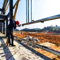 Estructura de acero prefabricada para hotel, estructura de acero prefabricada de dos niveles para almacén, Buena fábrica