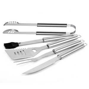 Xách tay 5 cái công cụ nhà bếp thiết lập thịt nướng nấu ăn thép không gỉ phụ kiện công cụ thiết lập - Product Image 1