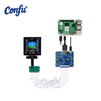 Écran tactile carré IPS haute luminosité 3,4 pouces 480*480 MIPI pour simulateur de vol Raspberry Pi, tableau de bord de compteur
