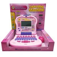 Juguetes Educativos Lucky Toys para Aprender Inglés, Computadora Portátil de Plástico con Pantalla LED Inteligente, Máquina de Aprendizaje para Niños