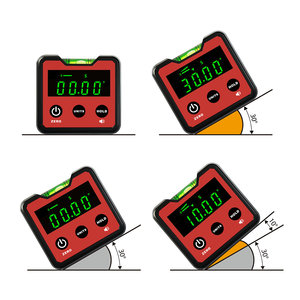 Kỹ thuật số góc đo với LED hiển thị và nam châm kỹ thuật số và mức độ lọ hộp mức nhà máy giá dl1916 - Product Image 6