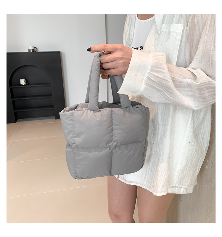 Shop Our 2024 Winter Puffer Tote Bag - Lightweight & Stylish