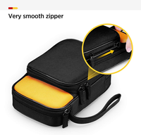 Étui de transport souple personnalisé à fermeture éclair pour outils, organiseur de multimètre numérique, sac de rangement antichoc double couche**