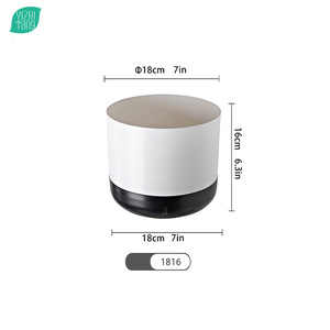 Maceta pequeña de plástico esmaltado de gran oferta <span class=keywords><strong>para</strong></span> uso doméstico de escritorio con fines decorativos - Product Image 1