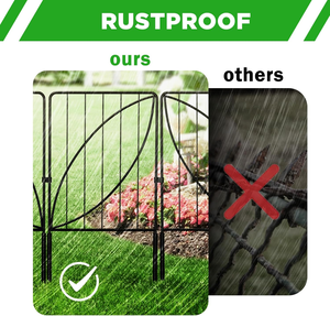 Casa giardino recinzioni metalliche a prova di ruggine pannello di filo saldato cani di confine decorativi animali barriera cortile case casa metallo decorazioni per case - Product Image 5