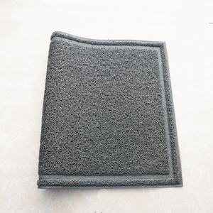 Hoge kwaliteit moderne cartoon stevige PVC katten- en hondenbakmat, makkelijk schoon te maken, antislip, vuilopvang, rechthoekige vorm - Product Image 3