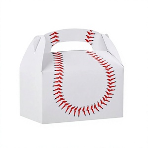Lot de 4 boîtes à compartiments pour bonbons de baseball, idéales pour les fêtes sportives, les anniversaires, les baby showers, décorations jetables - Product Image 2