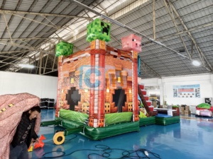 Casa Inflable para Niños, <span class=keywords><strong>Castillo</strong></span> Inflable, Casa Inflable Comercial para Niños con Tobogán de Agua - Product Image 4