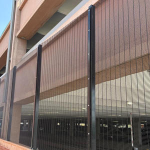 Clôture en treillis métallique galvanisé anti-escalade 358 haute résistance, <span class=keywords><strong>hauteur</strong></span> de 6 pieds, sécurité commerciale et industrielle élevée, modélisation 3D - Product Image 2