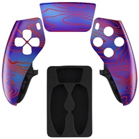 Coque de protection avant et pavé tactile pour manette PS5 Edge, remplacement de la face avant DIY