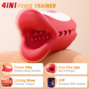 Masturbateur masculin <span class=keywords><strong>de</strong></span> type 'Trainer' avec ventouse pour gland, étanche, à vibration et télescopique - Product Image 2
