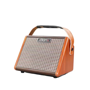 Amplificador de guitarra acústica portátil AROMA de 15W, altavoz BT, micrófono con batería recargable integrada, accesorio para instrumentos de cuerda - Product Image 6