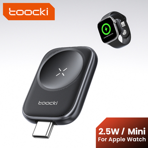 <span class=keywords><strong>Chargeur</strong></span> sans fil magnétique Toocki 2,5 W, <span class=keywords><strong>chargeur</strong></span> portable pour montre, compatible avec les séries S1-S11, <span class=keywords><strong>SE</strong></span> 2-3, Ultra 1-3, port Type C - Product Image 1