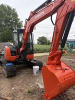 Excavator Crawler Kubota U55-4 Bekas 5400kg Mini Digger Asli Jepang untuk Pekerjaan Penggalian Pipa dan Pekerjaan Kebun