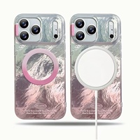 Étui rigide magnétique antichoc coloré de luxe pour 14/15/16/17 Pro Max Coque de protection intégrale en PC