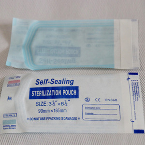 Pochette de stérilisation auto-adhésive 90 mm x 165 mm certifiée CE de qualité médicale pour cliniques, hôpitaux, salons de beauté - Product Image 2