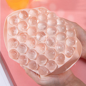 Molde de PE para 37 bolas de hielo de hockey, bandeja para cubitos de hielo con forma de bola de whisky congelada, caja para hacer paletas de hielo, regalos, herramientas y accesorios de cocina - Product Image 3