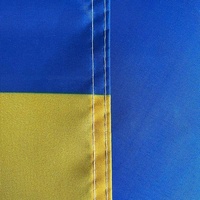 90x150cm 100% polyester, drapeau personnalisé 3x5, promotion en plein air, impression d'écran en soie, logo grand drapeau personnalisé Double face