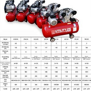 Compressore d'aria portatile diesel Hongwuhuan W2.85/5 con pistone lubrificato, pompa raffreddata ad acqua da 5 bar, avviamento automatico, per miniera, con cuscinetti a giunto - Product Image 6