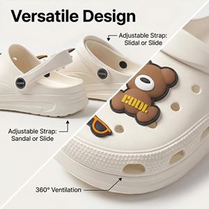 Sabots fermés en EVA perforés pour hommes Yearning – Imperméables, respirants, légers, séchage rapide, antidérapants, écologiques et tendance - Product Image 4