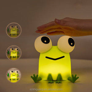 Chất Lượng Tốt Nhất Ấm Trắng Mini Silicone Động Vật LED Ánh Sáng Ban Đêm Cảm Ứng Điều Khiển Giấc Ngủ Quà Tặng Với USB Cung Cấp Điện Cho Bé Phòng - Product Image 3