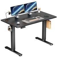 Bureau électrique réglable en hauteur 40x24 pouces, poste de travail informatique assis-debout ergonomique, table de bureau – Meilleures ventes