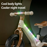 Bicicletta Senza Pedali per Bambini 2-8 Anni, Bici da Equilibrio in Nylon Leggero con Due Ruote in Schiuma, Giocattolo per l'Equilibrio dei Bambini