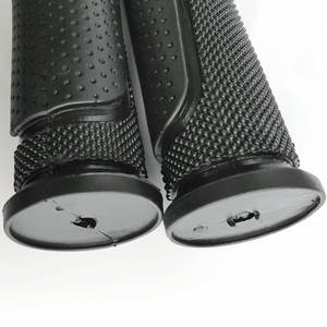 Puños para manillar de bicicleta, 13 cm, 22,2 mm de diámetro interior, agarre suave de PVC negro para bicicletas de montaña - Product Image 5