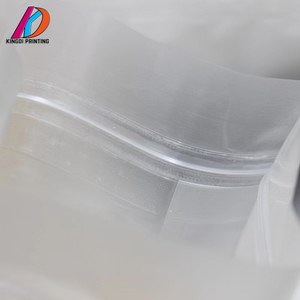 Matt rõ ràng đáy phẳng túi nhựa vật nuôi túi bao bì thực phẩm giấy kraft phân hủy sinh học in offset màu nâu Túi <span class=keywords><strong>standup</strong></span> chấp nhận - Product Image 3