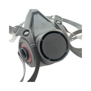 Masker Respirator Setengah Wajah Karet Anti Debu dengan Filter Ganda, Cat Semprot yang Dapat Disesuaikan, Perlindungan Khusus - Product Image 3