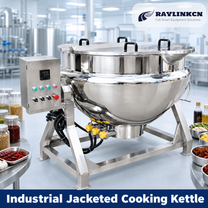 Industria Cárnica Caldero Enchaquetado 800L SUS304 con Volante Manual Brazo Mezclador de Ancla 50/60Hz <span class=keywords><strong>para</strong></span> Sebo de Res Fusión - Product Image 3