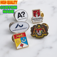 Badges personnalisés en émail ovales minimalistes en métal pour vestes, sacs à dos, casquettes, souvenirs de campus, résistants aux rayures, livraison rapide
